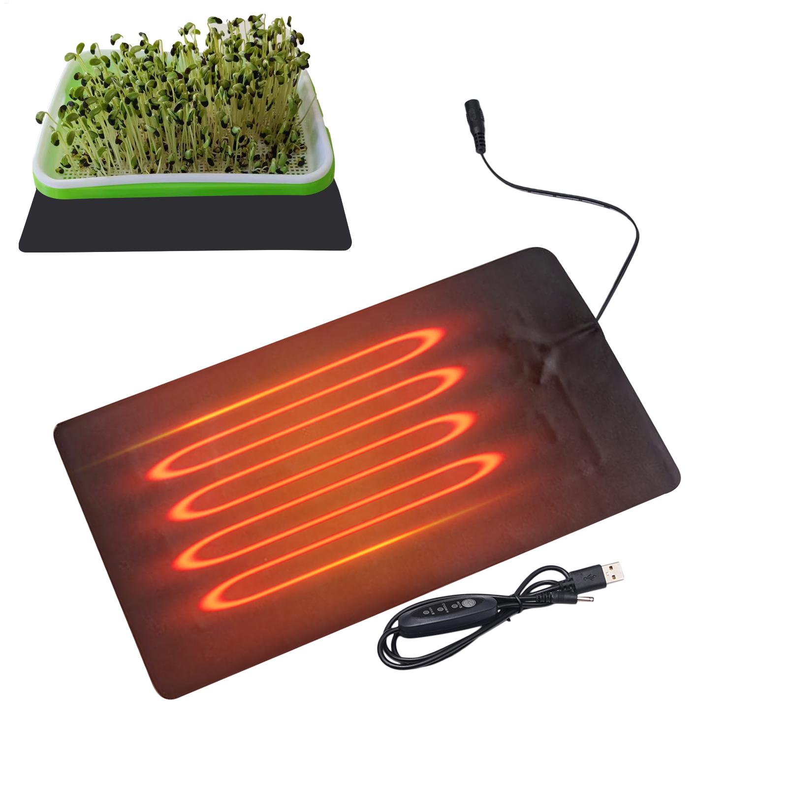 Heat Mat Seedling - Tapetes térmicos USB para germinación de