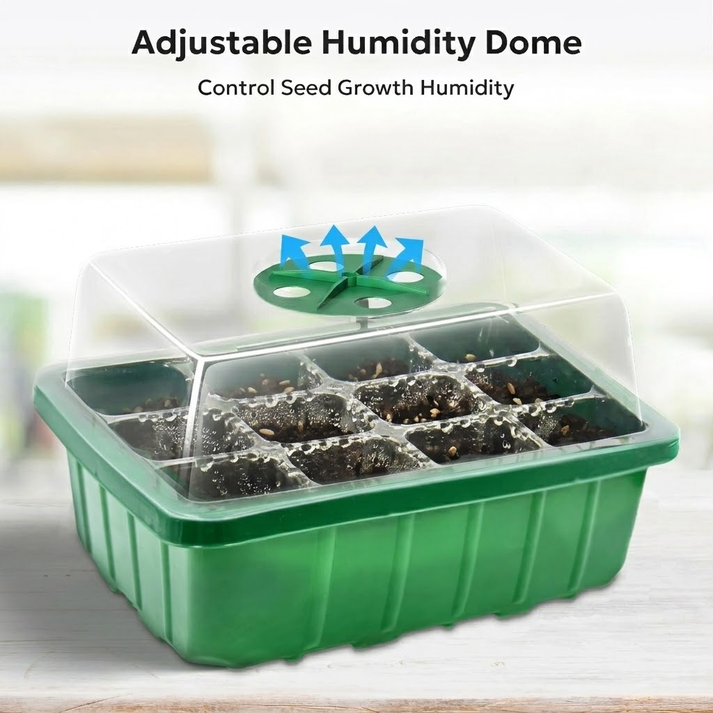 Humidity Dome Kit - Kits de Bandejas Elevadas para Germinación