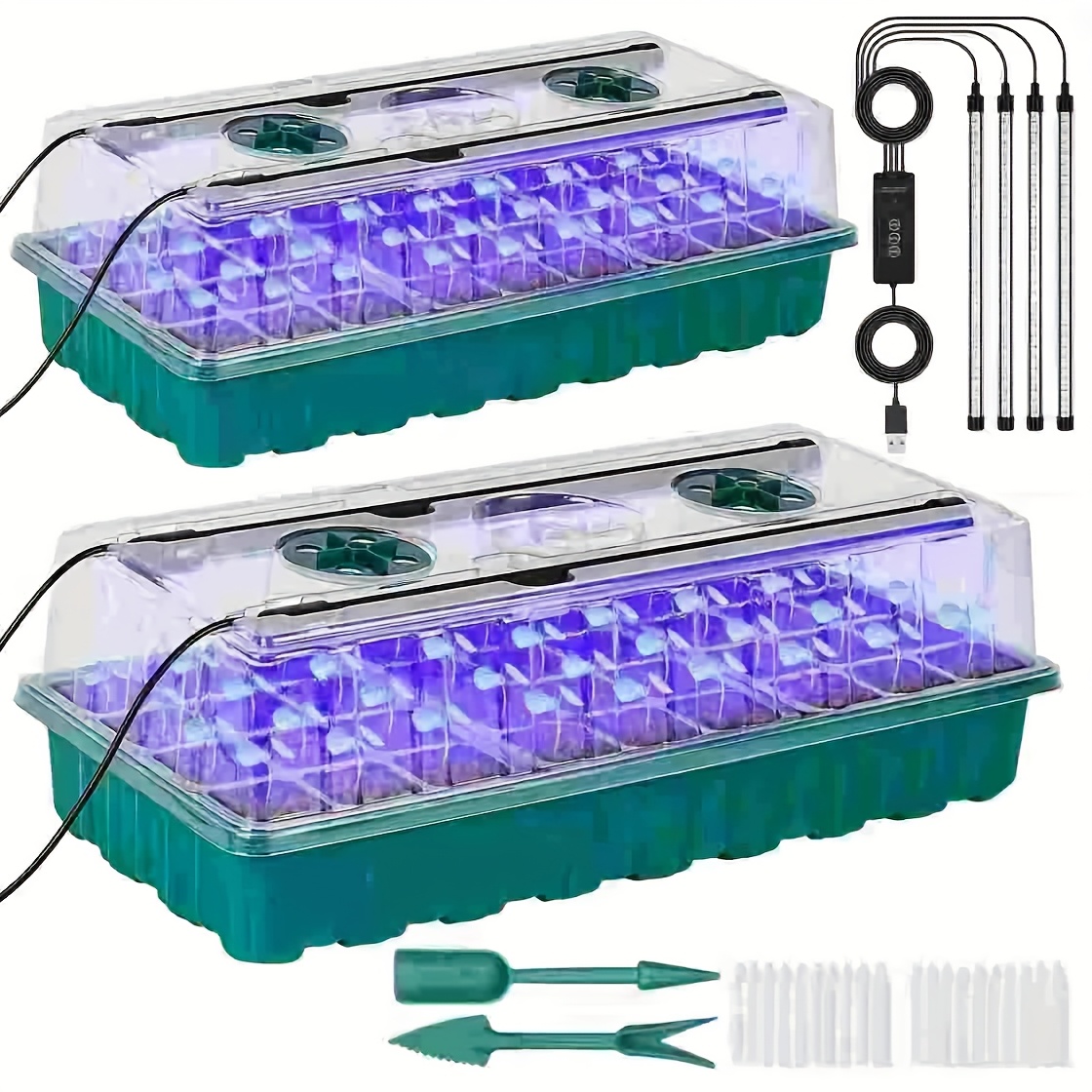 Bandeja de germinación de 72 c - Humidity Dome Kit reseña y precio