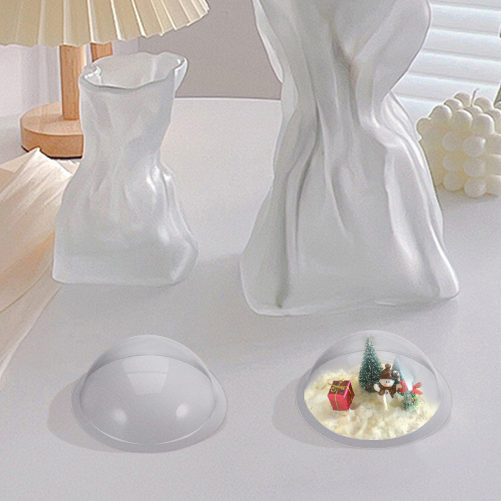 12 unidades de cubiertas hemis - Plastic Dome Clear reseña y precio