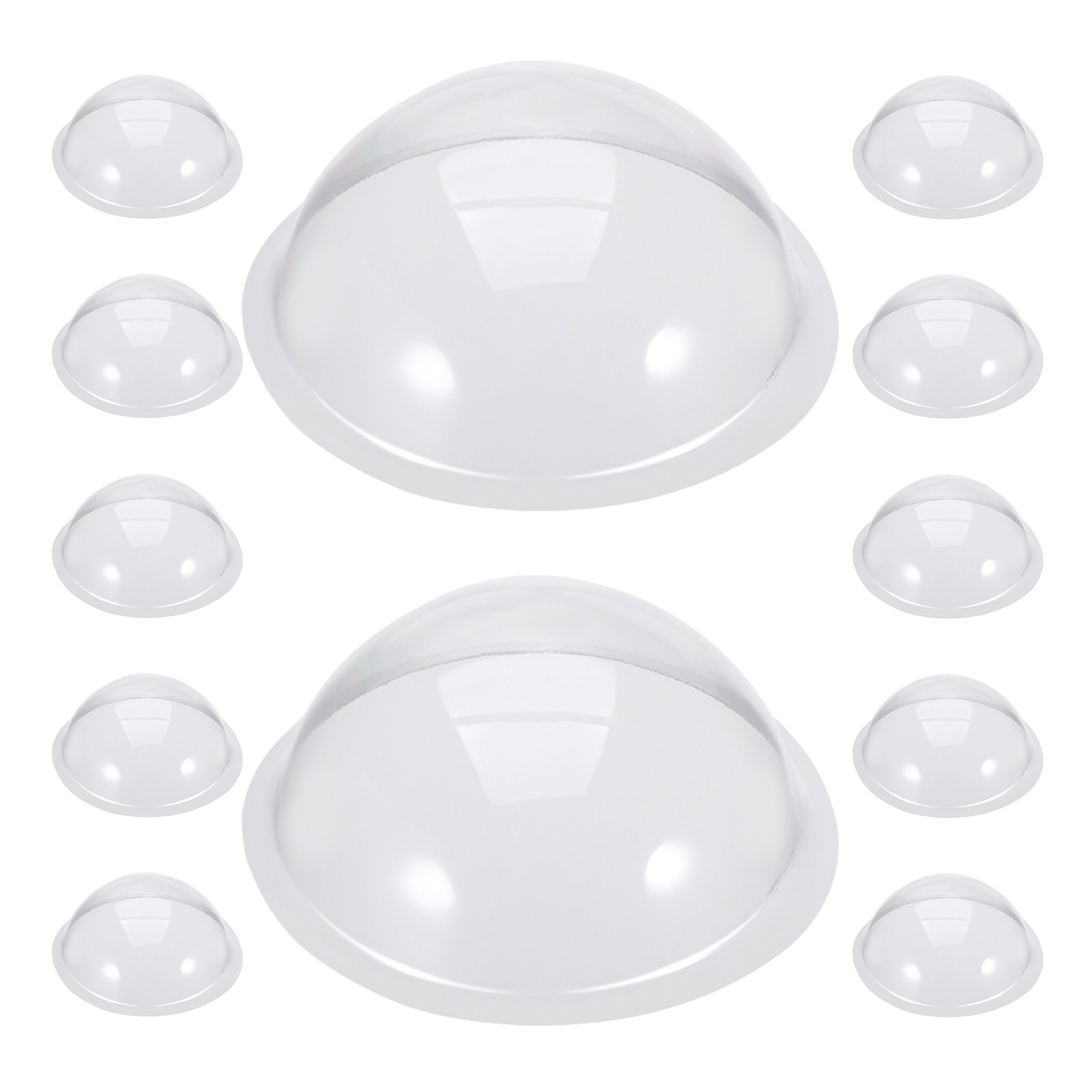 12 unidades de cubiertas hemis - Plastic Dome Clear reseña y precio