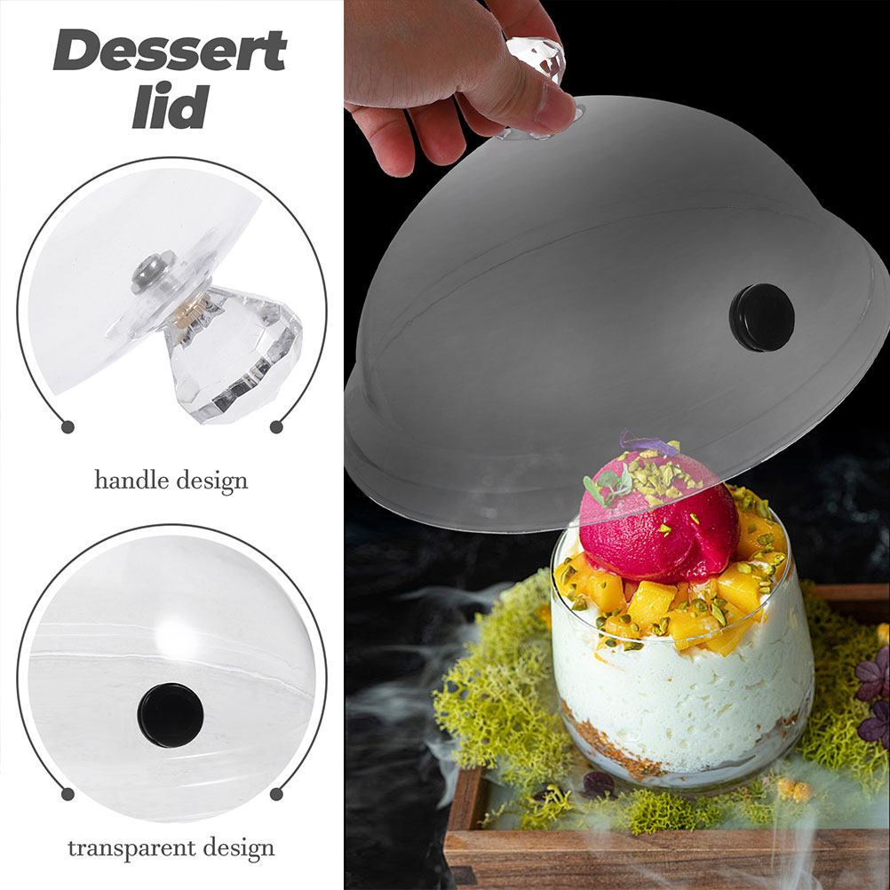 2 unidades de cubierta transpa - Plastic Dome Clear reseña y precio